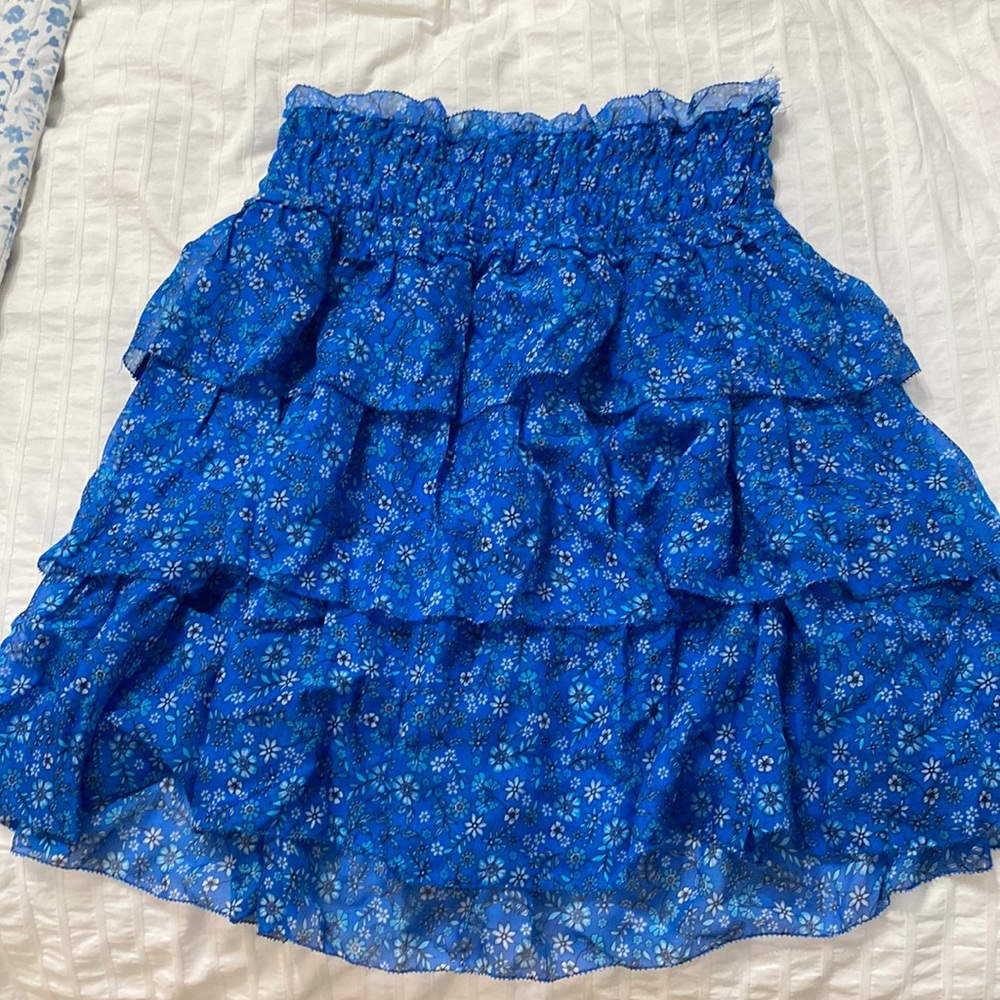 Preppy Blue Ruffled Skirt - NWT Nordstrom